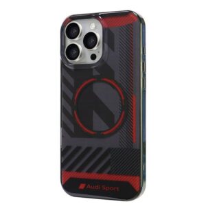 Audi IML Sport MagSafe Apple iPhone 16 Pro Max 6.9" juodos spalvos kietas dėklas AUS-IMLMIP16PM-RSQ/D2-BK - Image 3