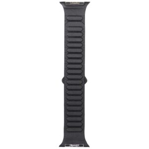 apyrankė Audi Logo Genuine Leather Magnetic Ring for Apple Watch 44/45/46/49mm juodos spalvos - Image 2