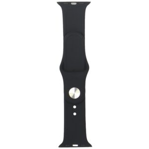 apyrankė Audi Sport Red Logo Silicone Watch apyrankė for Apple Watch 40/41/42mm juodos spalvos - Image 2