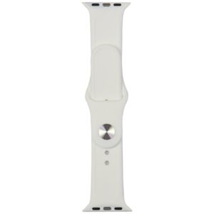 apyrankė Audi Sport Red Logo Silicone Watch apyrankė for Apple Watch 40/41/42mm baltos spalvos - Image 2