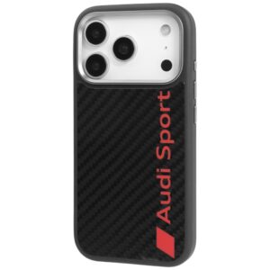 Dėklas Audi R8 Carbon Fiber MagSafe Apple iPhone 17 Pro juodos spalvos - Image 2