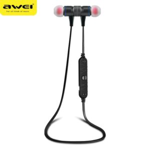 AWEI A920BL Bluetooth sports ausinės juodos spalvos magnetic - Image 1