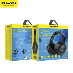 AWEI A780BL Bluetooth on-ear ausinės juodos spalvos - Image 9