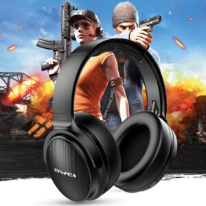 AWEI A780BL Bluetooth on-ear ausinės juodos spalvos - Image 8