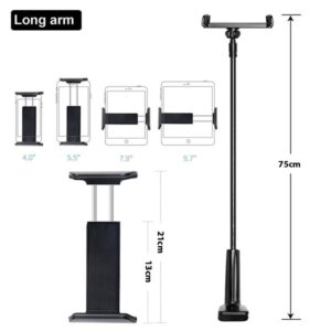 AWEI X3 desk mount 4"-10.5" juodos spalvos long arm - Image 2