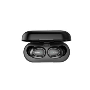 AWEI Bluetooth 5.0 T16 TWS ausinės + docking station juodos spalvos - Image 2