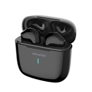 AWEI Bluetooth 5.0 T26 TWS ausinės + docking station juodos spalvos - Image 5