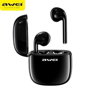 AWEI Bluetooth 5.0 T28 TWS ausinės + docking station juodos spalvos - Image 1