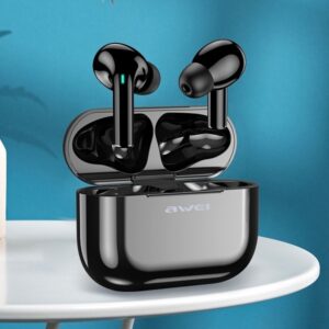 AWEI Bluetooth 5.0 T29 TWS ausinės + docking station juodos spalvos - Image 5