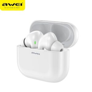 AWEI Bluetooth 5.0 T29 TWS ausinės + docking station baltos spalvos - Image 2