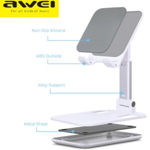 AWEI desk holder X11 white - Image 5