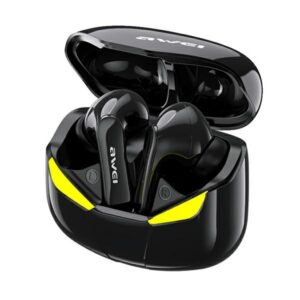 AWEI Bluetooth 5.0 T35 TWS ausinės + docking station gaming juodos spalvos - Image 1