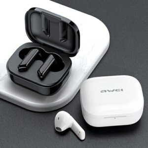 AWEI Bluetooth 5.1 T36 TWS ausinės + docking station juodos spalvos - Image 2
