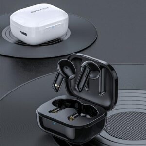 AWEI Bluetooth 5.1 T36 TWS ausinės + docking station juodos spalvos - Image 3