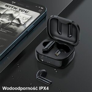 AWEI Bluetooth 5.1 T36 TWS ausinės + docking station juodos spalvos - Image 6