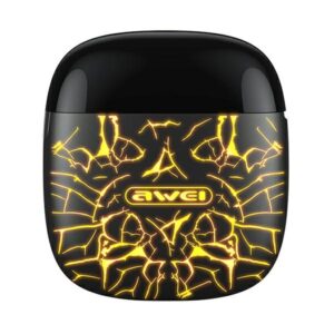 AWEI Bluetooth 5.0 T28 Pro TWS ausinės + docking station juodos spalvos - Image 1