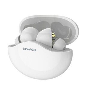 AWEI T12TWS Bluetooth sports ausinės baltos spalvos - Image 2