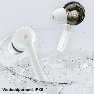 AWEI T12TWS Bluetooth sports ausinės baltos spalvos - Image 9