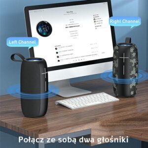 AWEI Y370 20W Bluetooth Speaker juodos spalvos - Image 4