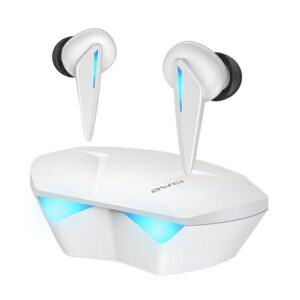 AWEI Bluetooth 5.0 T23 TWS ausinės + docking station gaming baltos spalvos - Image 1
