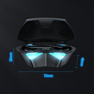 AWEI Bluetooth 5.0 T23 TWS ausinės + docking station gaming baltos spalvos - Image 4