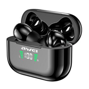 AWEI Bluetooth 5.1 T29P TWS ausinės + docking station juodos spalvos - Image 2