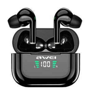 AWEI Bluetooth 5.1 T29P TWS ausinės + docking station juodos spalvos - Image 4