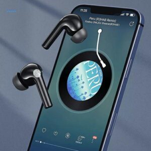 AWEI Bluetooth 5.3 T1 Pro+ Ausinės Docking Station juodos spalvos - Image 5