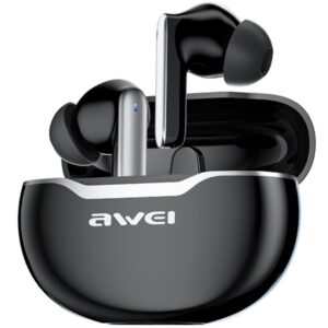 AWEI Bluetooth 5.3 T50 TWS ausinės + docking station juodos spalvos - Image 2