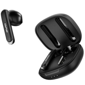 AWEI Bluetooth 5.3 T66 TWS ausinės + docking station juodos spalvos - Image 1