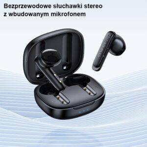 AWEI Bluetooth 5.3 T66 TWS ausinės + docking station juodos spalvos - Image 2