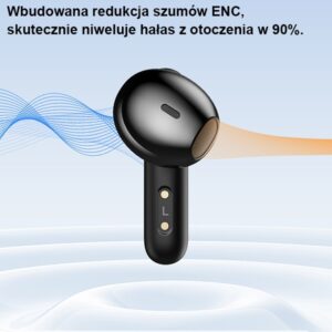 AWEI Bluetooth 5.3 T66 TWS ausinės + docking station juodos spalvos - Image 3