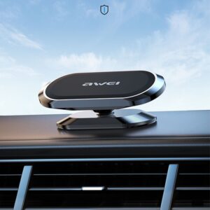 AWEI magnetic car holder X 20 For cockpit metal gray - Image 2