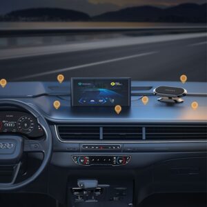 AWEI magnetic car holder X 20 For cockpit metal gray - Image 4
