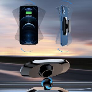 AWEI magnetic car holder X 20 For cockpit metal gray - Image 5