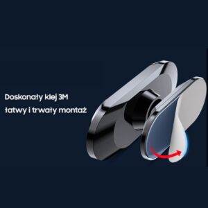 AWEI magnetic car holder X 20 For cockpit metal gray - Image 8