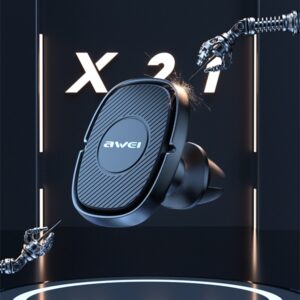 AWEI magnetic car holder X21 for air vent black - Image 2