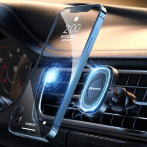 AWEI magnetic car holder X21 for air vent black - Image 3