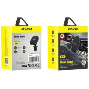 AWEI magnetic car holder X21 for air vent black - Image 9