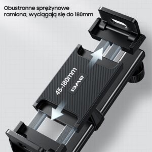AWEI headrest mount X40 juodos spalvos - Image 5