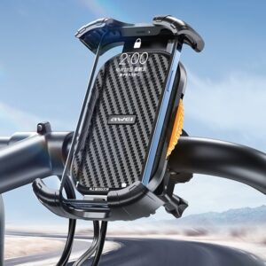 AWEI X29 bike mount 4.7"-6.7" for frame juodos spalvos - Image 2