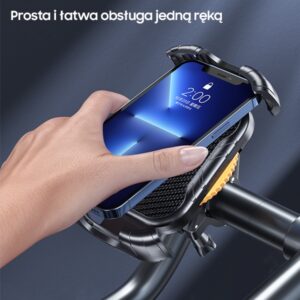 AWEI X29 bike mount 4.7"-6.7" for frame juodos spalvos - Image 6