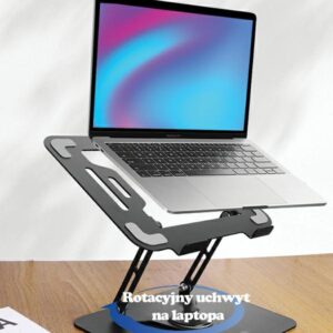 AWEI X46 Rotating Laptop Desk Holder juodos spalvos - Image 10