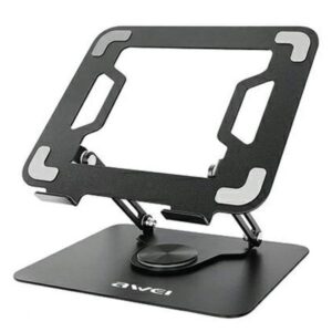 AWEI X46 Rotating Laptop Desk Holder juodos spalvos - Image 1