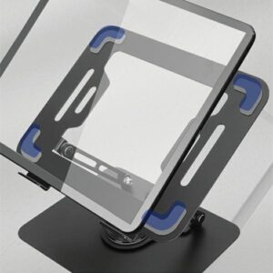 AWEI X46 Rotating Laptop Desk Holder juodos spalvos - Image 7