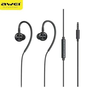 AWEI L3 stereo ausinės 3.5mm jack juodos spalvos - Image 1