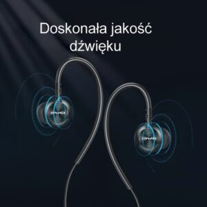 AWEI L3 stereo ausinės 3.5mm jack juodos spalvos - Image 2