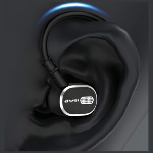 AWEI TC-6 USB stereo ausinės-C juodos spalvos - Image 4