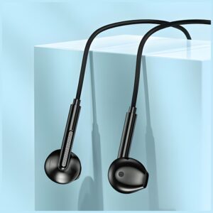 AWEI PC-7T USB-C 1.2m stereo ausinės juodos spalvos - Image 2