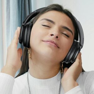 AWEI A996 Pro ANC Bluetooth Ausinės juodos spalvos - Image 3